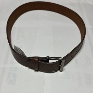 Men's Brown Leather Belt